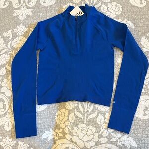 DSG Momentum Seamless 1/4 Zip ~ Size Small ~ Team Royal Blue